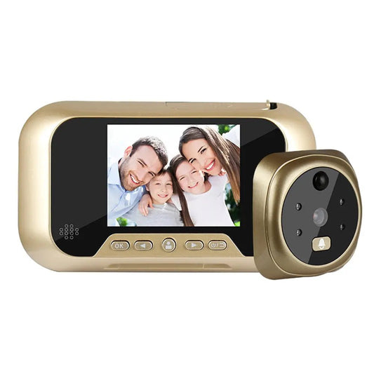 2.8 Inch Infrared Night Vision Camera Video Intelligent Electronic Peephole Visual Peephole Doorbell - SmartStore.PT