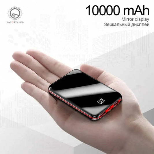 10000mAh Power Bank External Battery Bank 8W Quick Charge Powerbank portable charger with Dual USB Output for Phone - SmartStore.PT